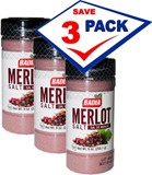 Badia Merlot Salt 9 oz Pack of 3